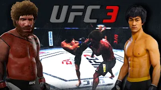 Dirty Neanderthal vs. Bruce Lee (EA sports UFC 3)