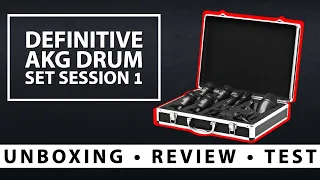 The DEFINITIVE AKG Drum Set Session 1 Review | Unboxing | Testing