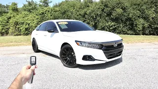 2022 Honda Accord Sport SE: Start Up, Test Drive, Walkaround, Test Drive, POV and Review