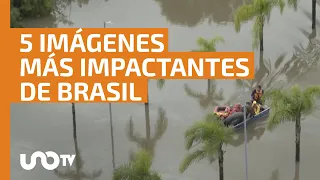 5 imágenes más impactantes de Brasil, entre inundaciones, damnificados y muertos por lluvias