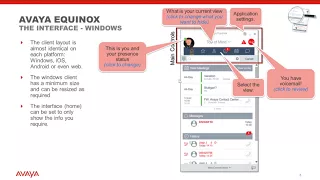 Avaya Equinox W2   A Windows Overview