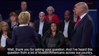 Second U.S. Presidential Debate 2016: Clinton vs. Trump