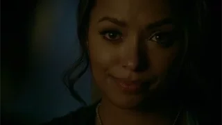 The Vampire Diaries 8x10 Bonnie hugs Damon, he tells her what he wrote in the letter