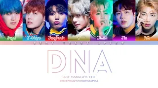 BTS DNA Color Coded Lyrics/가사 (Han/Rom/Pol)