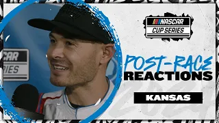 Larson calls his win at Kansas 'crazy' as he reflects on the 0.001 second margin of victory