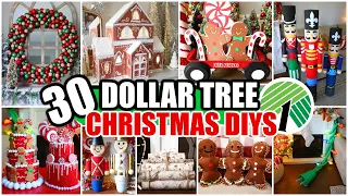 30 *BEST* Dollar Tree Christmas DIYS for 2023 ( hacks to try now!)