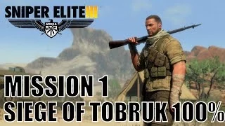 Sniper Elite 3 - Siege of Tobruk - 100% Walktrough