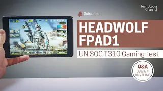 Unisoc Tiger T310 Gaming test in 2022 I Headwolf Fpad1 Review I PUBG I Apex I Call of Duty I Asphalt