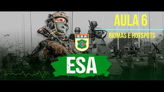 AULA 6  - CURSO PREPARATÓRIO PARA ESA - Escola de Sargentos das Armas -  GEOGRAFIA DO BRASIL