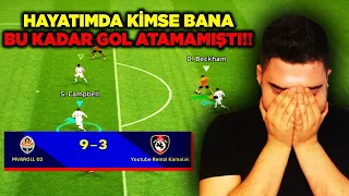 HAYATIMDA İLK DEFA BİRİSİ BANA 9 GOL ATTI! ŞOKTAYIM! EFOOTBALL PES 2022 MOBILE