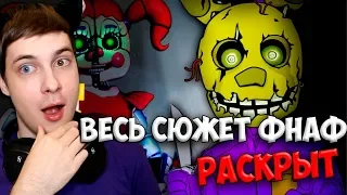 ВЕСЬ СЮЖЕТ FNAF РАСКРЫТ! СЕКРЕТЫ И ПАСХАЛКИ ФНАФ ВСЯ ИСТОРИЯ ДО FNAF 7 - Реакция на ТеоретиК