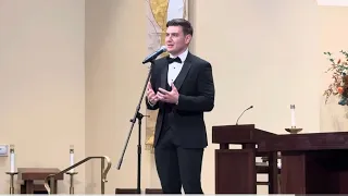 Emmet Cahill  “The Wexford Carol”, “Amazing Grace (My Chains Are Gone)” Nov. 26, 2023  Los Altos, CA
