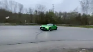 AMG GTR AND M8 DRIFTING