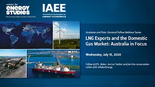 LNG Exports and the Domestic Gas Market: Australia in Focus
