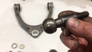 Ремонт шаровой  WAG в алюминиевом рычаге.