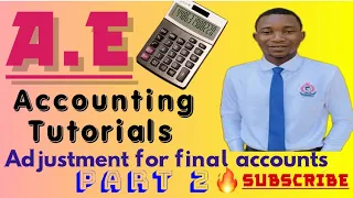 Adjustment For Final Account Of A Sole Trader(Provision for bad debts and depreciation)#accounting