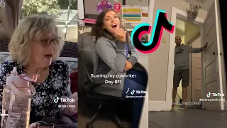 SCARE CAM Priceless Reactions😂#4 / Impossible Not To Laugh🤣🤣//TikTok Honors/