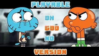 FNF - Oh God No Remix PLAYABLE VERSION | AU By: @a_redguy | Special Thanks to @mrmartel1128