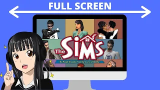 HOW TO PLAY THE SIMS 1 IN FULL SCREEN 2020 | Step by step walkthrough