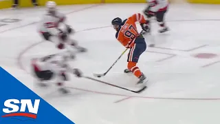 Connor McDavid Displays Quick Hands In Front, Buries Five-Hole