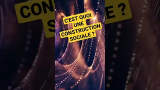 C'est quoi une construction sociale ? Extrait #sociologie #genre