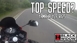 Top Speed Run Down Fish Hill - Yamaha YZF R125