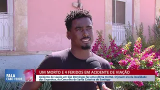 Um morto e 4 feridos em acidente de viação | Fala Cabo Verde