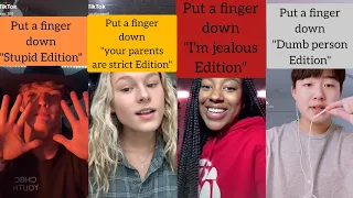 Put A Finger Down Challenge 🖐🏻 - Tiktok Compilation (Part 1)