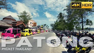 [4K HDR] Busiest beach in Phuket | Patong walking tour #patong #phuket