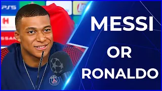 Messi Or Rronaldo? | ft. Football stars, Mbappé, De Bruyne haaland