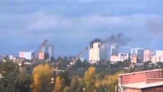 Пожар в Красноярске  21 09 2014 1