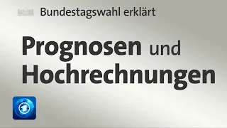 Bundestagswahl erklärt: Prognosen und Hochrechnungen