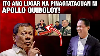 RODRIGO DUTERTE NILAGLAG NA SI APOLLO QUIBOLOY NAGBIGAY PA NG TIP KUNG PANO SIYA MAHUHULI!