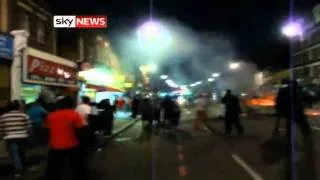 A Night of Violence and Rioting in Tottenham