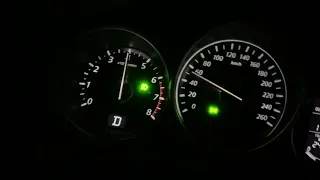 Mazda Cx-5 2.5L  stage1 tuned Acceleration 0-120 kmh.