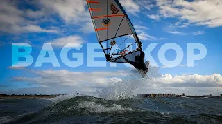 WAVE and FREESTYLE windsurfing session in bagenkop | Baltic sea