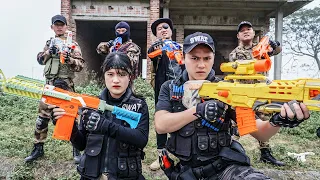 LTT Game Nerf War : Warriors SEAL X Nerf Guns Fight Crime group Braum Crazy Secret Under Trade