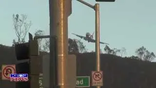 DC10 Supertanker vs. KUSI photog