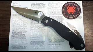 Spyderco Military 2. Порівняння з першою Military.