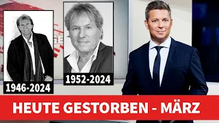 6 Berühmte Legenden Sind Heute Am März Gestorben, Sänger Verstorben | #heutegestorben