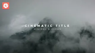 🔥KineMaster Tutorial : EASIEST Cinematic TITLE ANIMATION In 5 minutes in Premiere Pro 2022