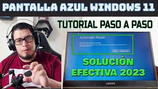 Windows no Inicia y me muestra una Pantalla Azul de Reparación Automática | SOLUCIÓN 2023