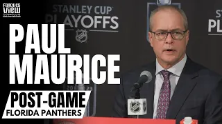 Paul Maurice Reacts to Florida Panthers Taking a 2-0 Lead vs. Carolina & Sasha Barkov Epic Goal