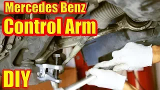 How To Replace Your Control Arm And Ball Joint  [Mercedes Benz S500 W220]