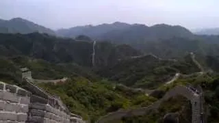 Поем. Великая китайская стена. Бадалин. Пекин. Great Wall of China. Badaling. Beijing.