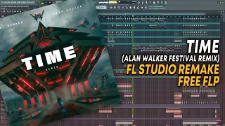 Hans Zimmer - Time (Alan Walker Festival Remix) [FL Studio Remake + FREE FLP]