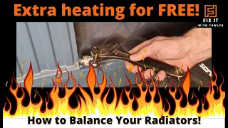 Extra Heating for FREE! | How to balance your radiators