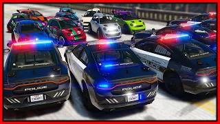 GTA 5 Roleplay - small car army trolls cops | RedlineRP