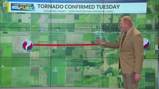 National Weather Service confirms two tornadoes from Tuesday