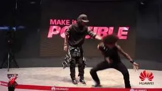 Les Twins Performance | Huawei CES 2014 | #SXSTV